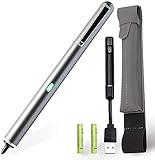 Letech+ Slim PRO Stylus Pen for iPad iPad Pro iPhone,Samsung Tablet, Android and iOS Devices, Verstellbarer feiner Point Spitze PU Leder Tragetasche, USB Ladekabel,G