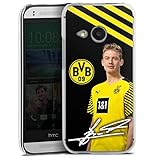 DeinDesign Hard Case kompatibel mit HTC One Mini 2 Schutzhülle transparent Smartphone Backcover Julian Brandt Borussia Dortmund BVB