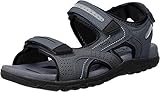 Geox Herren Uomo Sandal Strada D Riemchensandalen, Grau (Stone/Lt Grey), 42 EU