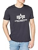 ALPHA INDUSTRIES Herren Basic T-Shirt Unterhemd, Iron grau, XL