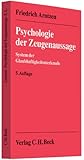 Psychologie der Zeugenaussage: System der Glaubhaftigkeitsmerk
