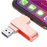 256GB USB Stick für Phone, 4 in 1 Externer Speicher Speichererweiterung USB 3.0 USB C OTG Flash Drive Kompatibel für iOS Handy OTG USB C Andriod Computer Laptop PC Type C Smartp