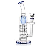REANICE Beaker Bong Glas Wasser Percolator 14.5mm Bubblers Hoch 23cm Dicke Beaker Bongs ¡­