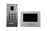AE CK1-812S1-01 1 Fam. Code Farb-Videotürsprechanlage Set 1, 2 Stück, Silb