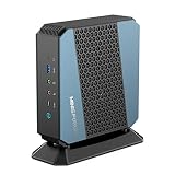 HX90 Mini PC AMD Ryzen 9 5900HX 8C/16T Mini Computers, 32GB DDR4+512GB SSD, 2X HDMI & 2X DP 4K@60Hz Outputs, 2.5Gbps LAN, 5X USB3.0, 2X HDD Slot, AMD Radeon Graphics Desktop PC