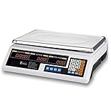 WGHH Digital Price Scale Electronic Price Computing Scale LCD Digital Commercial Food Fleisch Gewichtskala, verbesserte V