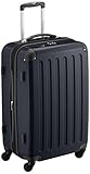 HAUPTSTADTKOFFER - Alex - Hartschalen-Koffer Koffer Trolley Rollkoffer Reisekoffer Erweiterbar, 4 Rollen, 65 cm, 74 Liter, Schw