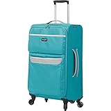 Mia Toro Toro Italy Bernina Softside 24 Inch Spinner Luggage Koffer, 74 cm, Blau (Aqua)