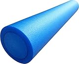 mediparts GmbH MEDDAX Pilates Rolle, Pilatesrolle Faszienrolle 15 x 90 cm Flexibler Hartschaum blau inkl. Profi Übungsp