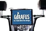 Girafus elax H3 Tablet Kfz Kopfstützen-Halterung Mitte / 9,5 bis 14,5 Zoll /–für / iPad Pro 12.9‘‘, Galaxy TabPro S, MS Surface 12.3‘‘ und größer /– Rücksitz Halter Auto U