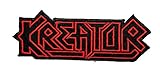 LipaLipaNa Schwarz Rot Kreator Band Musik Heavy Metal Punk Rock Logo Aufbügeln aufnähen Patch Jacke T-Shirt Patch Nähen Eisen auf Gesticktes Symbol Badge Tuch Zeichen Kostüm Applique Souvenir Zubehö