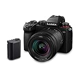 Panasonic LUMIX DC-S5 S5 Full Frame Mirrorless Camera Body 4K 60P Video Recording with Flip Screen and Wi-Fi 20-60mm Lens 5-Axis Dual I.S (Black), Plus Additional Battery Pack [Amazon Exclusive]