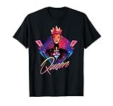 Disney Villains Evil Queen Neon 90s Rock Band T-S