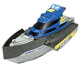 Dickie Toys Special Forces Patrol, Spielzeugboot, Spezialeinheit, Sondereinheit, Polizeiboot mit Aufziehschnur, Licht & Sound, inkl. Batterien, 24 cm, für Kinder ab 3 J