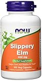 Now Foods | Slippery Elm (Rotulme) | 400mg | 100 Weichkapseln | glutenfrei | soj