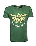 Zelda - Golden Hyrule Men's T-Shirt Green-L