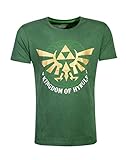 Zelda - Golden Hyrule Men's T-Shirt Green-L