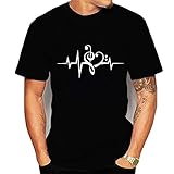 T-Shirt Herren Bedrucken Kurzarm Shirt Herren Lässig Mode All-Match Tops Herren Sommer Regular Fit Rundhals T-Shirt Herren Komfortabel Atmungsaktiv Sportshirt H