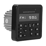 Aramox Radio Audio Player mit Bluetooth, ABS + Metallschutz IP66 Wasserdichter MP3 Player USB Radio Soundsystem für Marine Boot Auto RV B