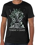 Throne of Games T-Shirt Gamer Geek Nerd Mashup T S