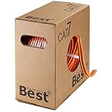 CAT.7 Verlegekabel 200m Single BEST Gigabit Netzwerkkabel KUPFER Lan 1000Mhz S/FTP KAT 7