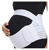 ALIUJUNAMZ Mutterschaftsunterstützungsgürtel für Bauchgürtel der schwangeren Mutter Frauen Pränatale Bandage Postpartum Erholungsgürtel (Color : Weiß, Size : XL)