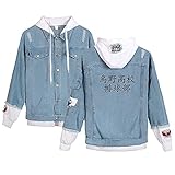 LKYCC Haikyuu!! Hoodies Sweatshirt 3D-Druck In Anime Hoodie Pullover Kapuzenpulli Oberteile Shirts Jungen Kapuzenpullover Coats Filmfiguren Fälschen Zwei Jeansjacken Blue XXL