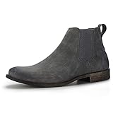 Hawkwell Herren Kleid Casual Chelsea Boot Chukka Stiefeletten, Grau (2020-grau), 42 EU