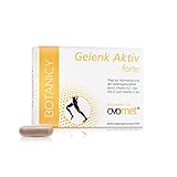 GELENK AKTIV FORTE, mit Grünlippmuschel Pulver, Ovomet® Eiermembranpulver für Gelenke, Knochen, Bänder und Sehnen, hochdosiert (60 Kapseln, Monatspack)