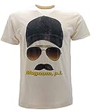 T-Shirt Magnum P.I. Original Film Trikot Offizielle Serie Cult Fox 2018, Beige M