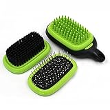 3-in-1-Haustierbürste,Inklusive Hundebürste,Borstenbürste,Massagebürste,Komfortabel Furminator-Deshedding-Tool,Sanft Hundepflegebürste Katzenhaarbürste für Hunde und Katzen mit langem und kurzem H