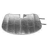 HTSM Innenaufkleber Trim Sonnenblende Auto Windschutzscheibe Sonnenschutz Abdeckung Autoinnenausstattung Für Challenger 2009-2021