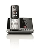 Gigaset S810A Dect-Schnurlostelefonmit Anrufbeantworter, stahlg