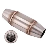 Coairrwy Motorrad Auspuff Schall DDMpfer Expansions Kammer Katalysator GerrUsch UnterdrüCkung für CQR Modified -C