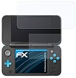 atFoliX Schutzfolie kompatibel mit Nintendo New 2DS XL Folie, ultraklare FX Displayschutzfolie (3er Set)