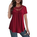 Tshirt Damen Schwarz Weiß Gestreift: Tshirt Oversize Kurzarm Longshirt Oberteile Sommer Tee Tops Locker Casual Shirt Lässig Basic Bluse Sweatshirt Sommershirts Für Frauen,Teenager M
