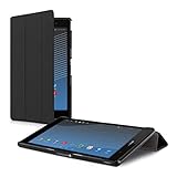 kwmobile Hülle kompatibel mit Sony Xperia Tablet Z3 Compact - Smart Cover Tablet Case Schutzhülle - Stand - in Schw