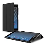 kwmobile Hülle kompatibel mit Sony Xperia Tablet Z3 Compact - Smart Cover Tablet Case Schutzhülle - Stand - in Schw