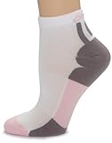 ASICS Hera Quarter Socken, Damen, White/Frost/Pink Petal, M