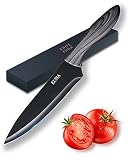 EUNA Kochmesser Küchenmesser 8 Zoll Profimesser Kochmesser Universalmesser Japanisches Messer aus hochwertigem Edelstahl mit Geschenkbox