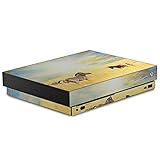 DeinDesign Skin kompatibel mit Microsoft Xbox One X Aufkleber Folie Sticker Zebra Afrika Stepp