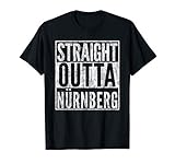 Straight Outta Nürnberg Vintage Distressed Hip-Hop-Stil T-S