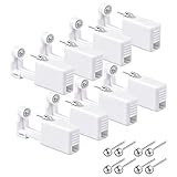 8-teiliges Einweg-Ohr-Piercing-Set, schmerzlos, mit Ohrstecker, Asepsepse-Piercing-Set für Mädchen, Jungen, Damen, H