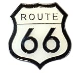 Route 66 USA Highway American Road Schild Metall Emaille Pin Ansteck