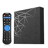 Android 9.0 TV Box 2GB RAM/16GB ROM, H6 Quad-Core Unterstützung 6K Auflösung H.265 Dekodierung 3D 2.4G WiFi 10/100M Ethernet HDMI Smart TV Box