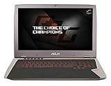 Asus ROG G701VI-BA033T 43,9 cm (17,3 Zoll mattes Full-HD Display) Gaming Laptop (Intel Core i7-6700HQ, 16GB Arbeitsspeicher, 512GB SSD, Nvidia GTX1080, Win 10) grau (Generalüberholt)