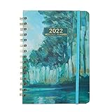 Ranana Notizblock, Spule, 100 Blatt, geeignet für Zuhause, Schule, Büro (2022.1 – 2022.12)