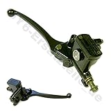 BREMSZYLINDER BREMSE BREMSPUMPE RECHTS FÜR SCHEIBENBREMSE VORNE * Schwarz * mit M8 SPIEGELAUFNAHME z.B. für BENZHOU YIYING YY50QT-50 REX RS400 RS460 AGM GMX450 JINAN QINGQI SPEEDY QM50QT YIYING LONGJIA KYMCO LEIKE JMSTAR MKS BAOTIAN PEUGEOT KREIDLER RMC FLEX TECH TOPDRIVE YY50QT ERING ADLY RIEJU SUKIDA GY6 CHINA ROLLER GY6 50-150