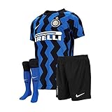 Nike Kinder Football Set Inter LK Nk Brt Kit HM, Blue Spark/(White) (Full Sponsor), M, CD4592