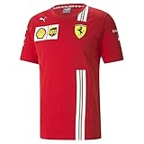 PUMA Herren Sf Vettel Replica Tee T-Shirt, Roter Corsa, L